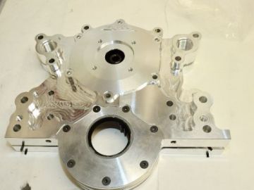 251100-0001  RCD Gear Drive - Small Block Ford Gear Drive with Motor Mount 10AN Holes